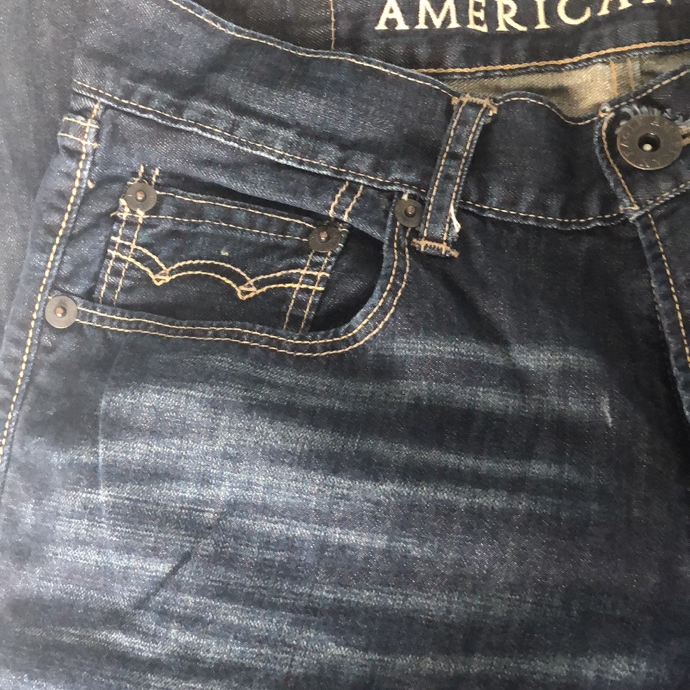 American Eagle Low Rise Boot Button Pockets, 32x32 - Picture 4 of 6